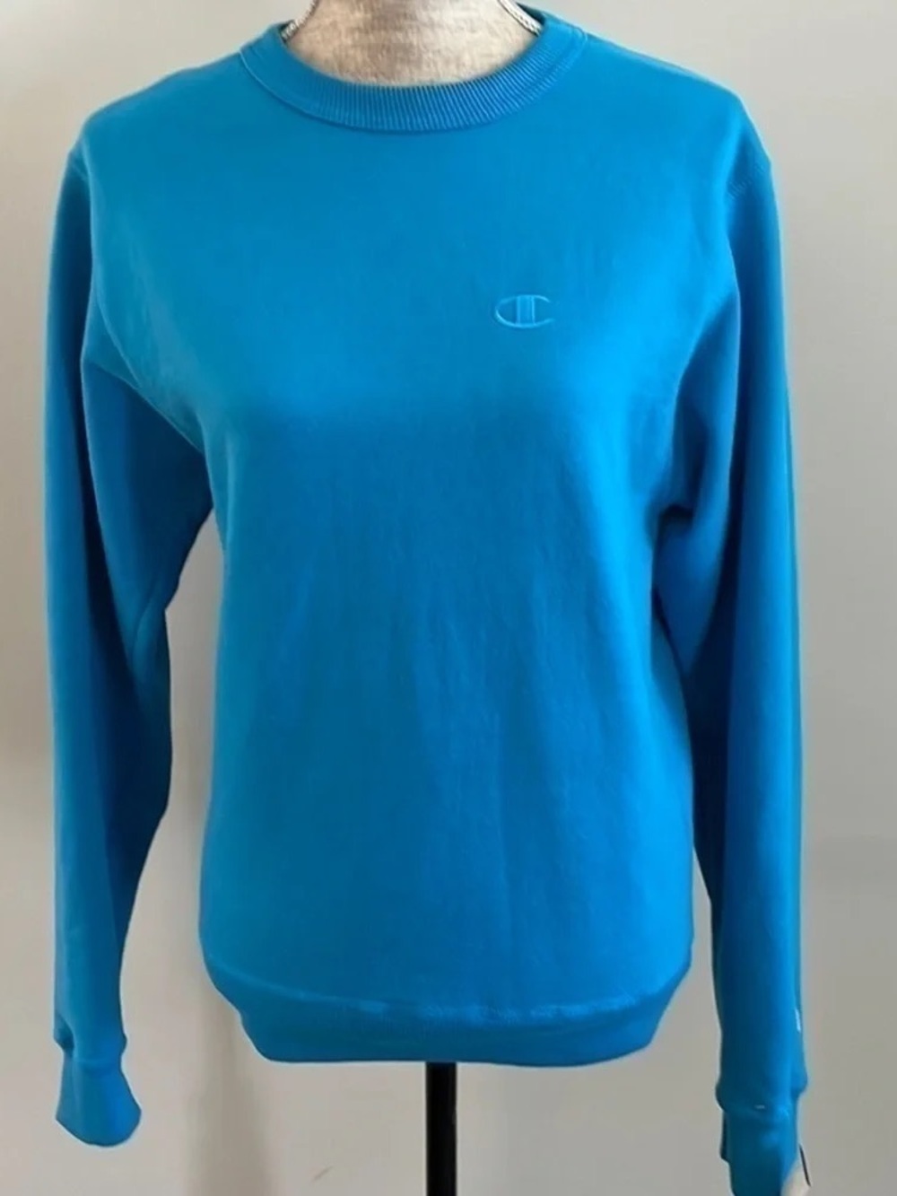 Champion Teal Blue Women’s Crewneck Sweatshirt